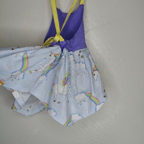 2 Lil Buggs Handmade Unicorn Baby Dress - Picture 12 of 14